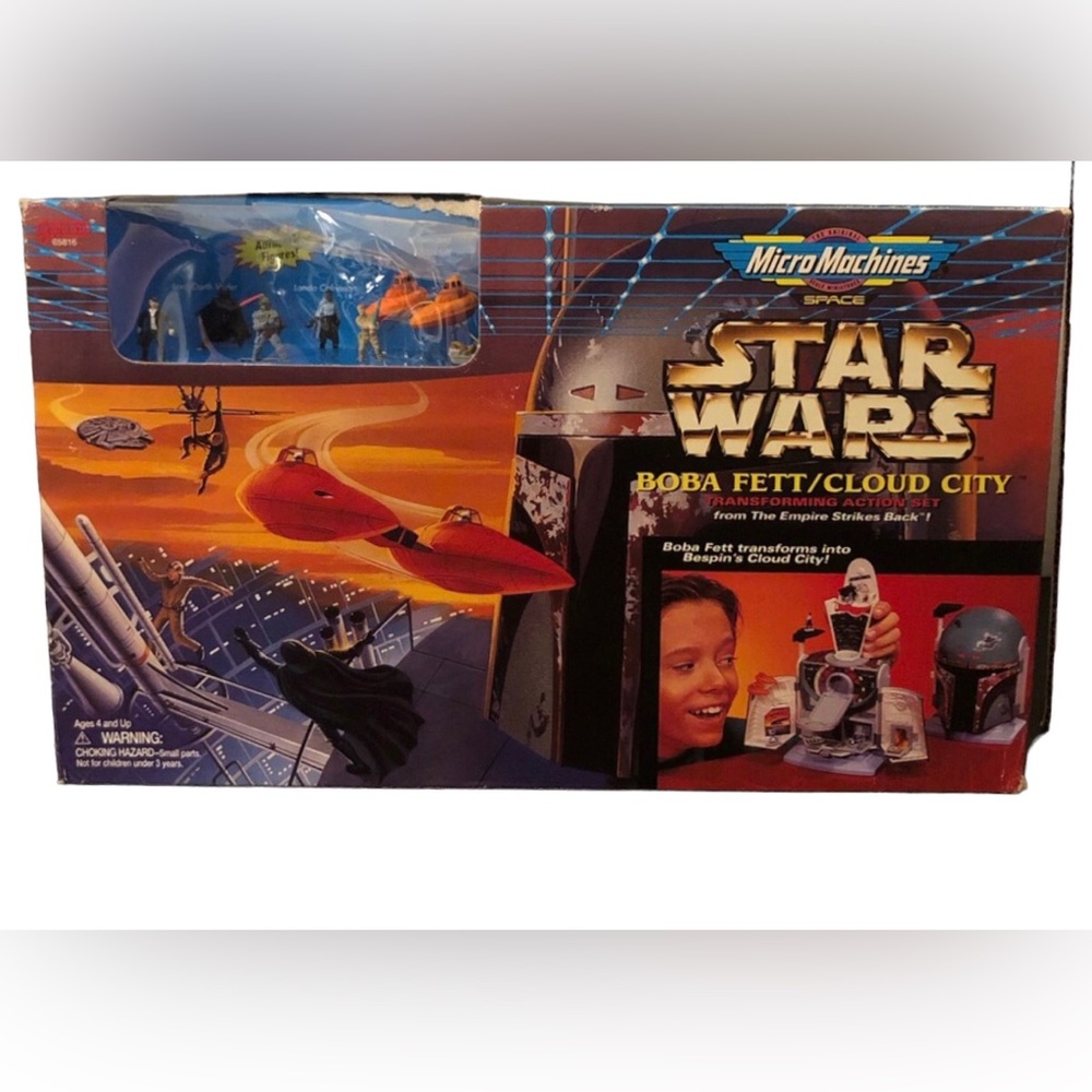 Star Wars Micro Machines Boba Fett/Cloud City Playset